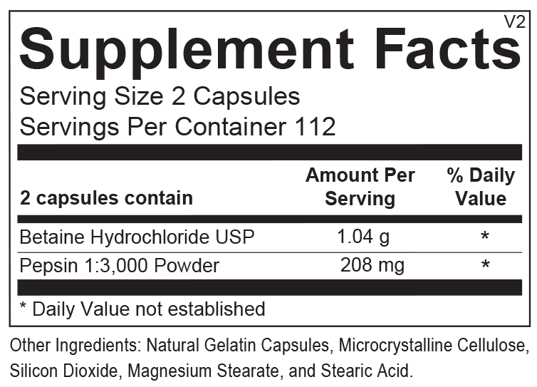 Betaine & Pepsin